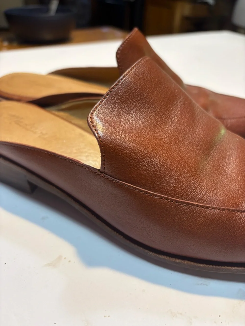 The Frances Loafer Mules in leather from Madewell 8.5 - Picture 5 of 13